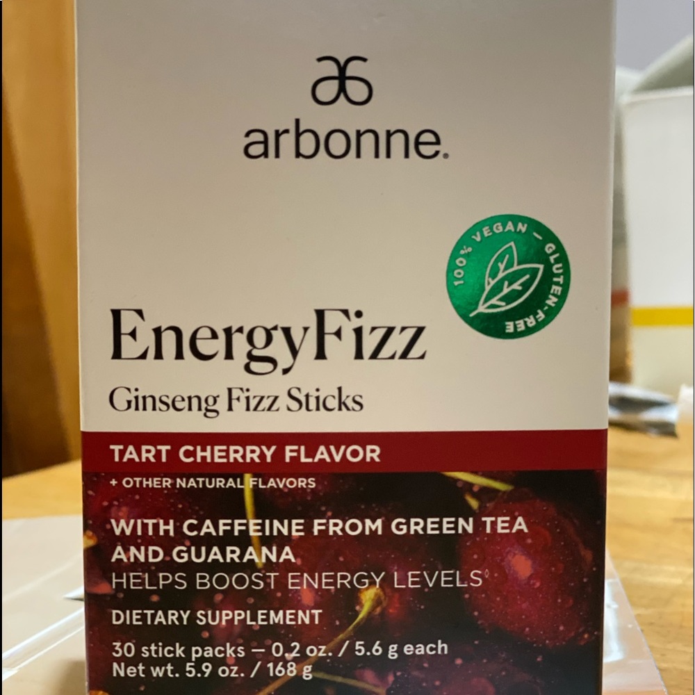 Limited edition ARBONNE TART CHERRY fizz sticks 🍒